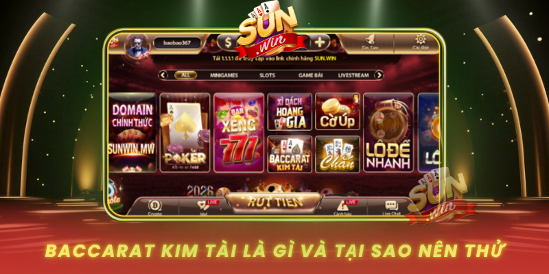 Baccarat Kim Tai La Gi Va Tai Sao Nen Thu