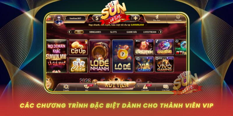 Cac Chuong Trinh Dac Biet Danh Cho Thanh Vien Vip