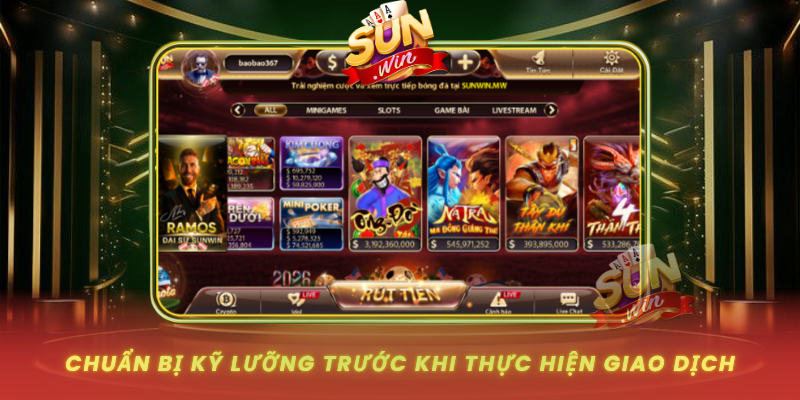 Chuan Bi Ky Luong Truoc Khi Thuc Hien Giao Dich