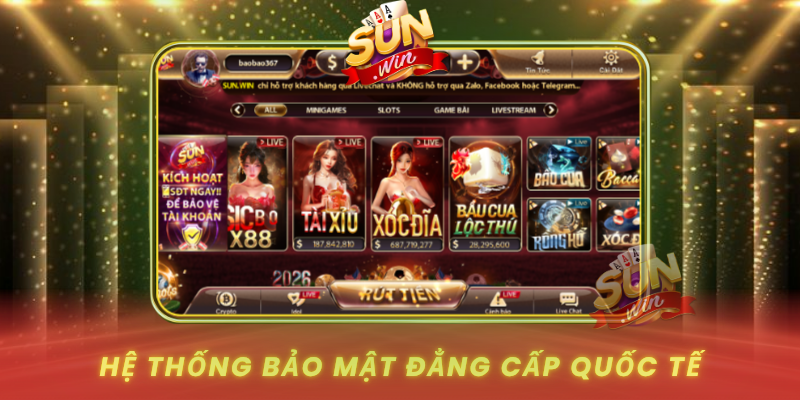 Về Chúng Tôi - SUNWIN Đối Tác Đáng Tin Cậy Của Mọi Game Thủ 2 He Thong Bao Mat Dang Cap Quoc Te