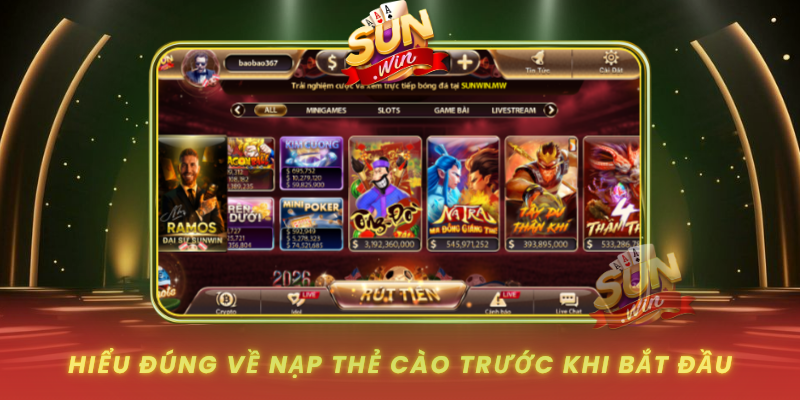 Hieu Dung Ve Nap The Cao Truoc Khi Bat Dau0