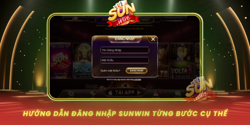 Huong Dan Dang Nhap Sunwin Tung Buoc Cu The