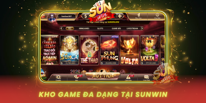 Kho Game Da Dang Tai Sunwin