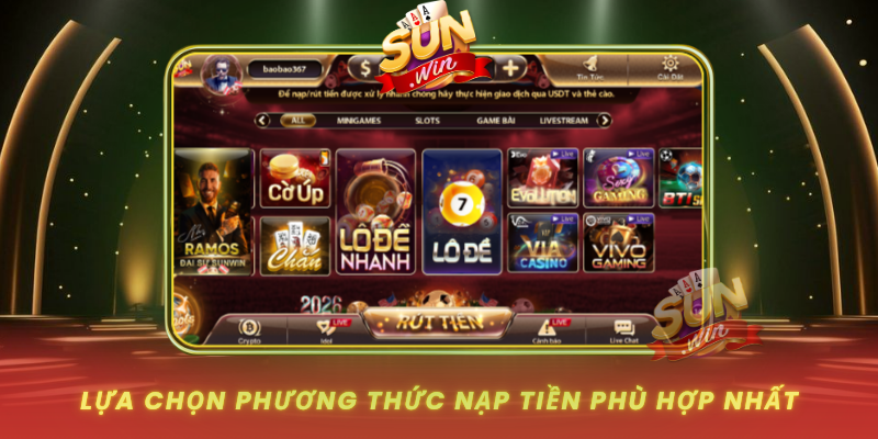 Lua Chon Phuong Thuc Nap Tien Phu Hop Nhat