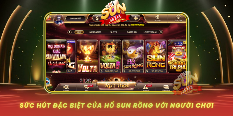 Suc Hut Dac Biet Cua Ho Sun Rong Voi Nguoi Choi