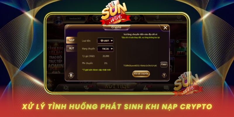 Xu Ly Tinh Huong Phat Sinh Khi Nap Crypto